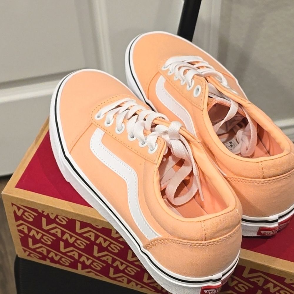 Vans Old Skool Canvas Low Top Sneaker- Tropical Peach - Picture 9 of 10
